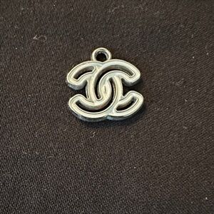 Chanel Black and White Charm/Pendant